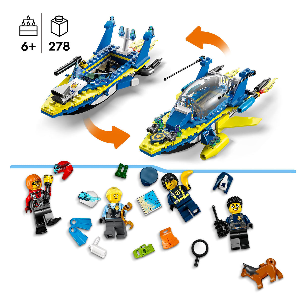 Lego Lego City 60355 Water Police Detective Missions