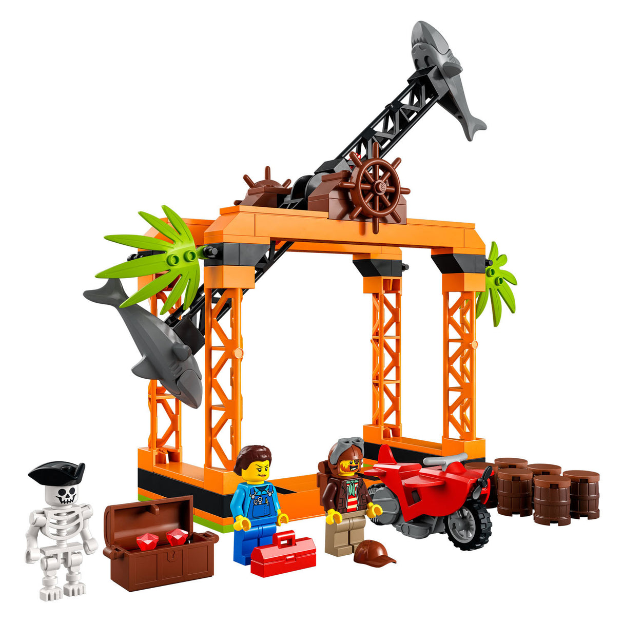 LEGO LEGO CITY 60342 The Shark Attack Steunt Challenge