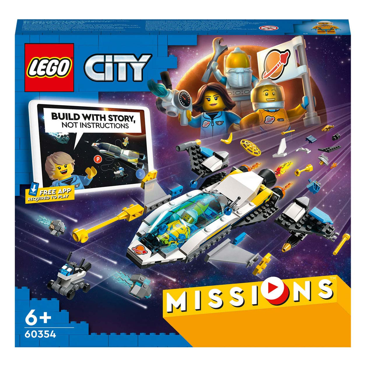 LEGO LEGO CITY 60354 MARS Space vessel reconnaissance missions