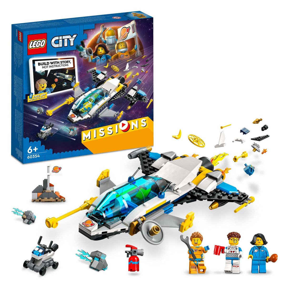 LEGO LEGO CITY 60354 MARS SPACE PRÁCE PRŮMĚLENÍ