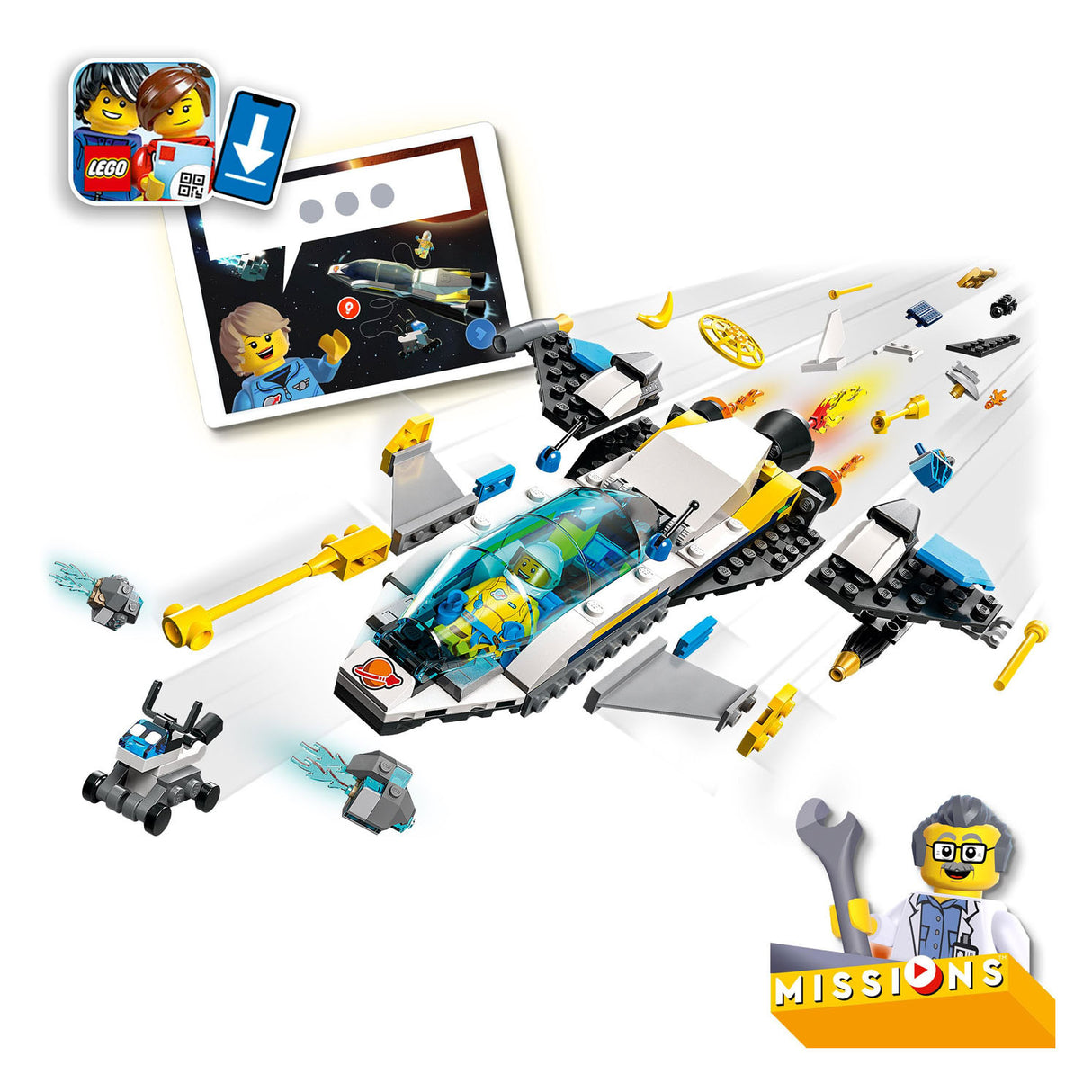 Lego Lego City 60354 Mars Space Latel Reconnaissance Missiounen