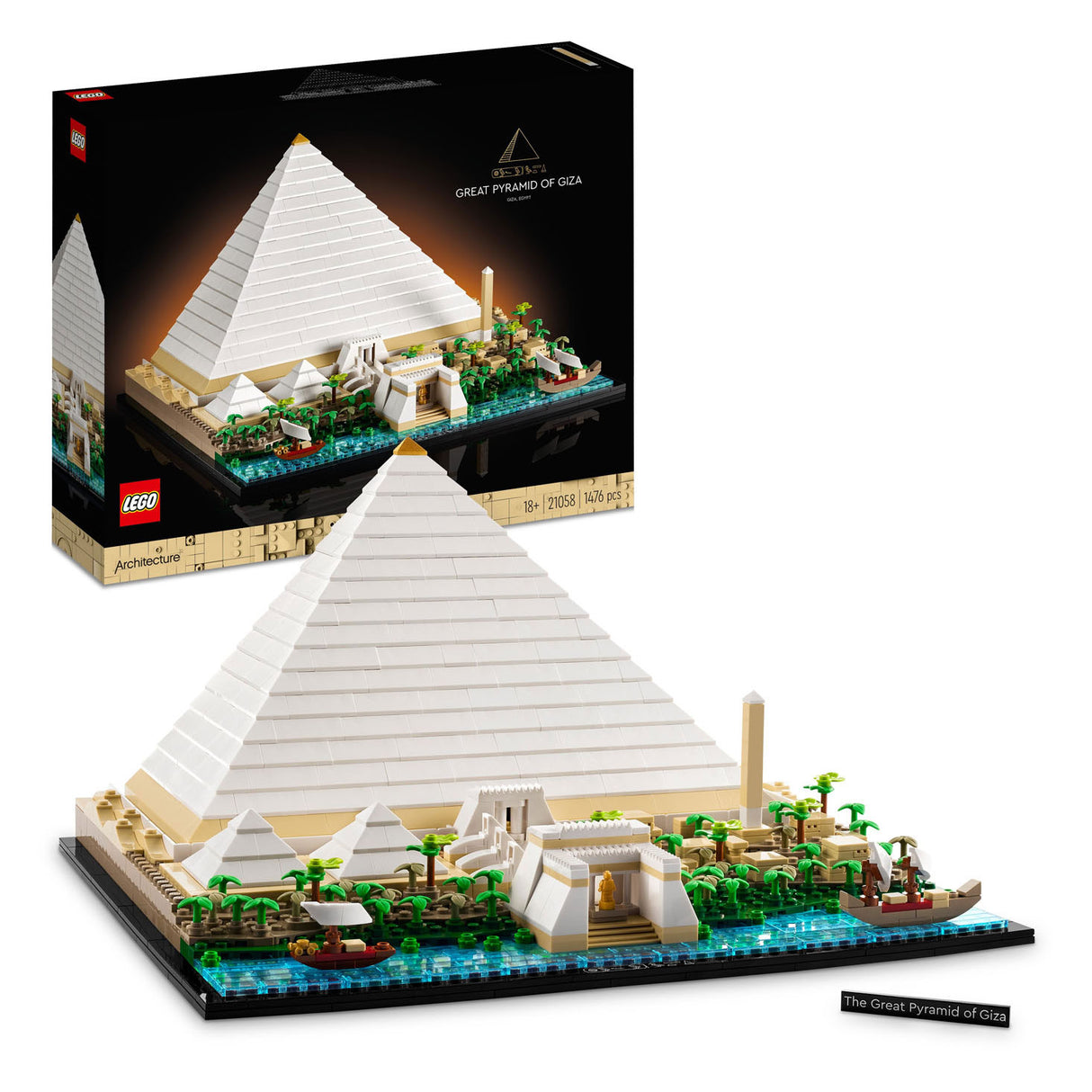 Lego Lego Architecture 21058 Stor pyramid av Gizeh