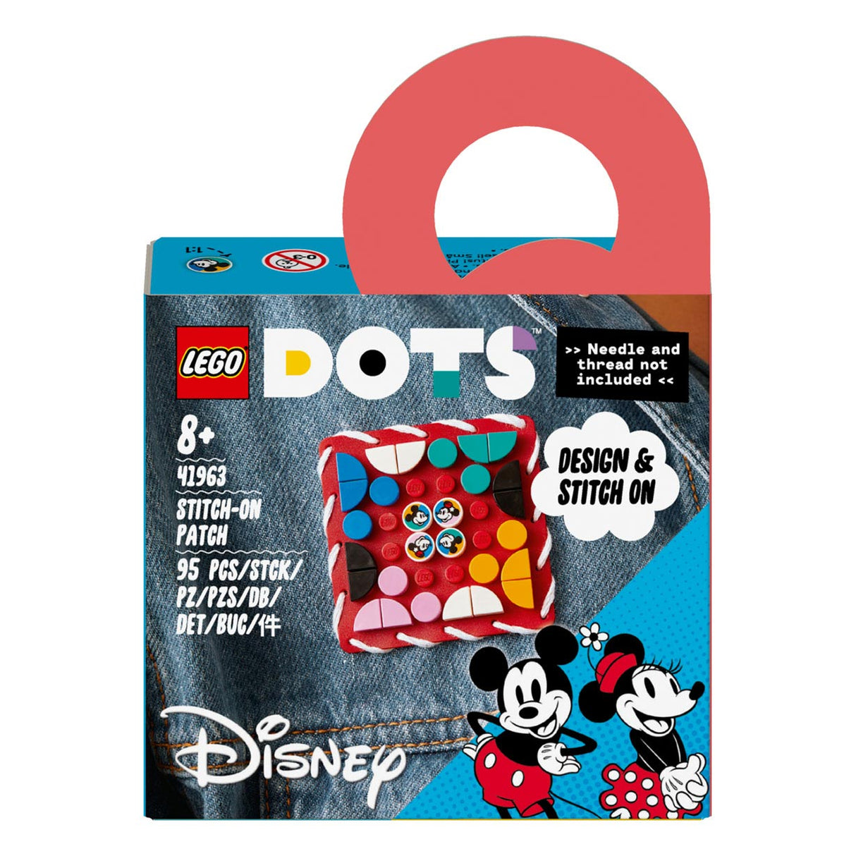 LEGO LEGO DOTS 41963 Mickey Minnie Mouse: Stitch-on Patch