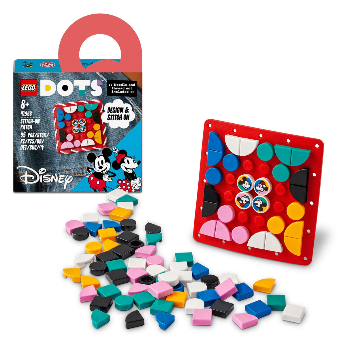 LEGO LEGO DOTS 41963 Mickey Minnie Mouse: Stitch-on Patch