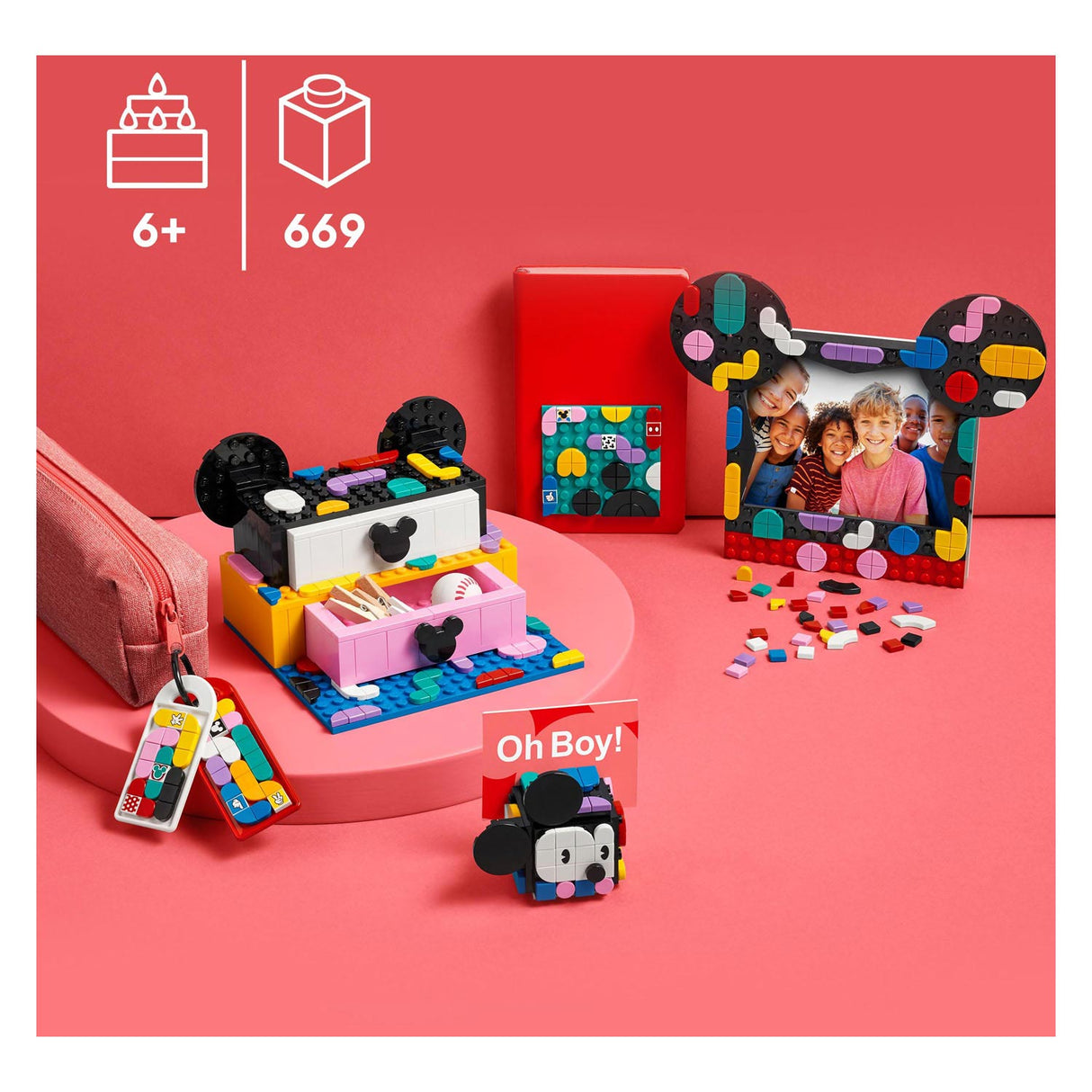 LEGO LEGO DOTS 41964 Mickey Minnie Maus: Zurück zur Schule