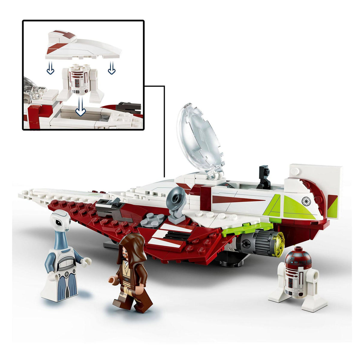 Lego Lego Star Wars 75333 De Jedi Starfighter Obi-Wan Kenobi