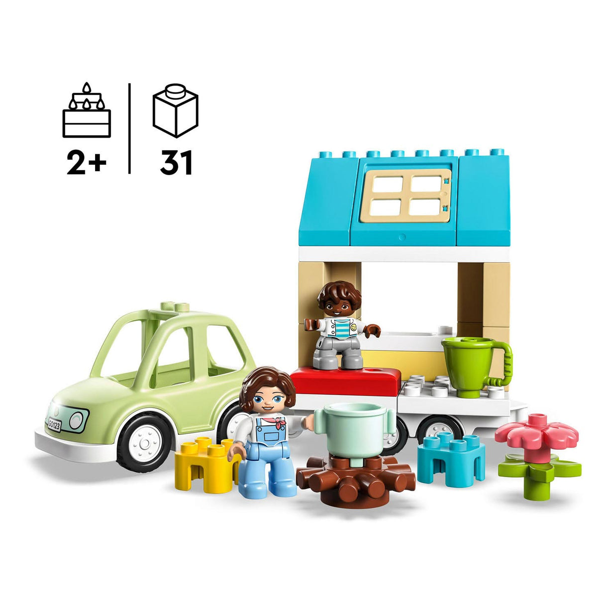 Lego Duplo LEGO DUPLO 10986 Familiehuis op Wielen