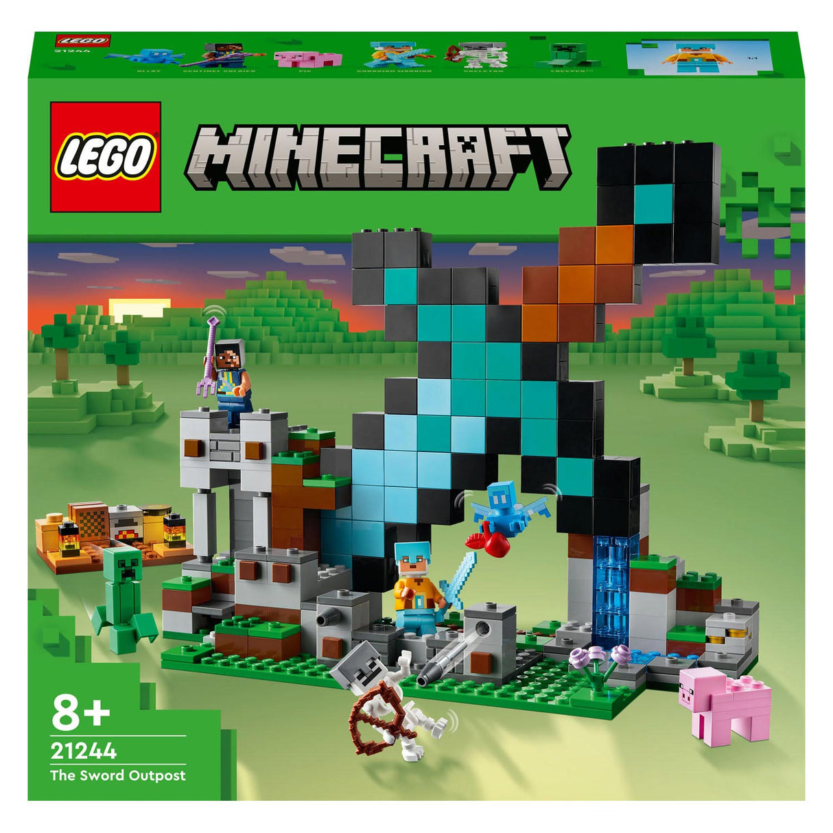 Lego LEGO Minecraft 21244 Uitvalbasis Zwaard