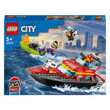 Lego LEGO CITY 60373 Marca de botes de rescate