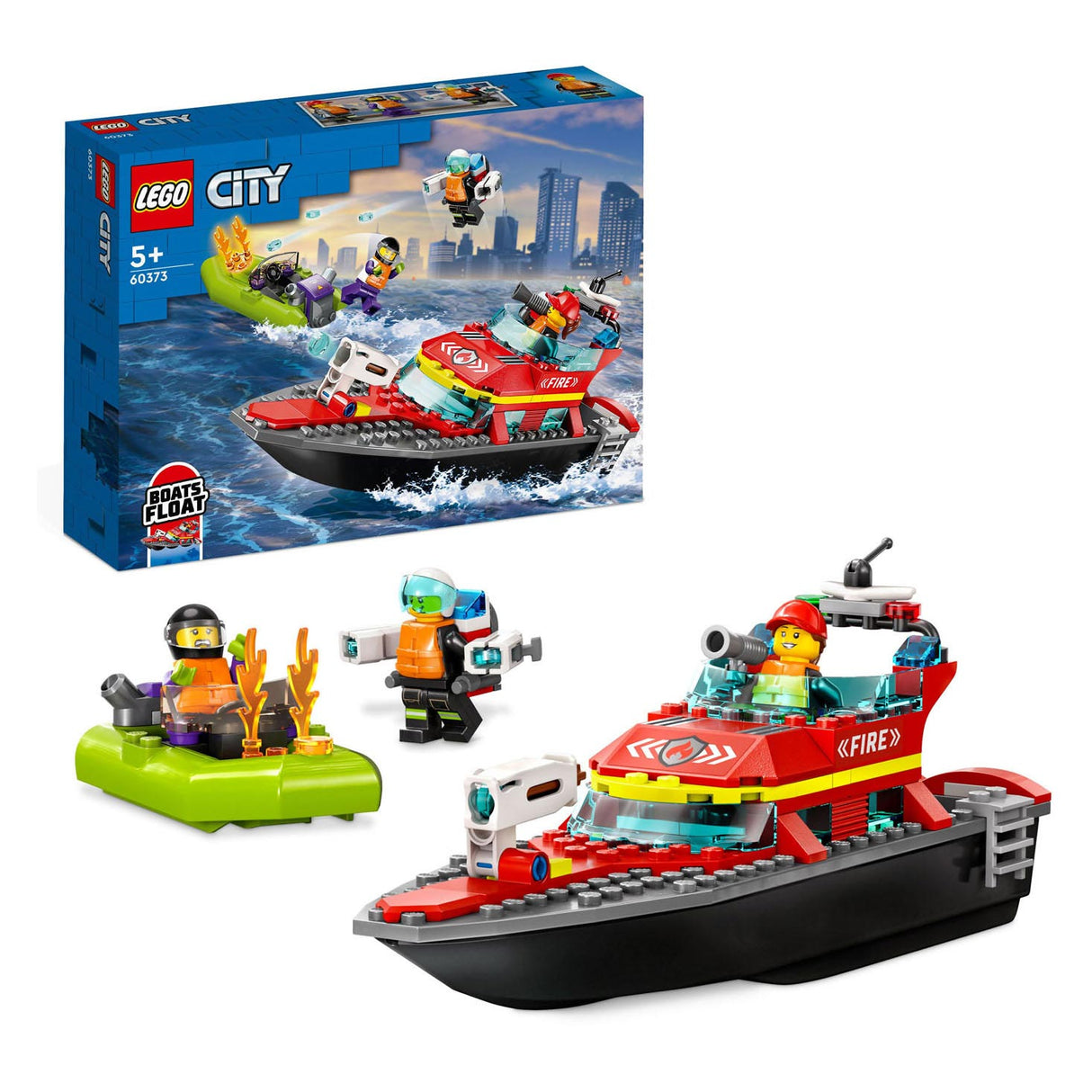 Lego LEGO CITY 60373 Marca de botes de rescate