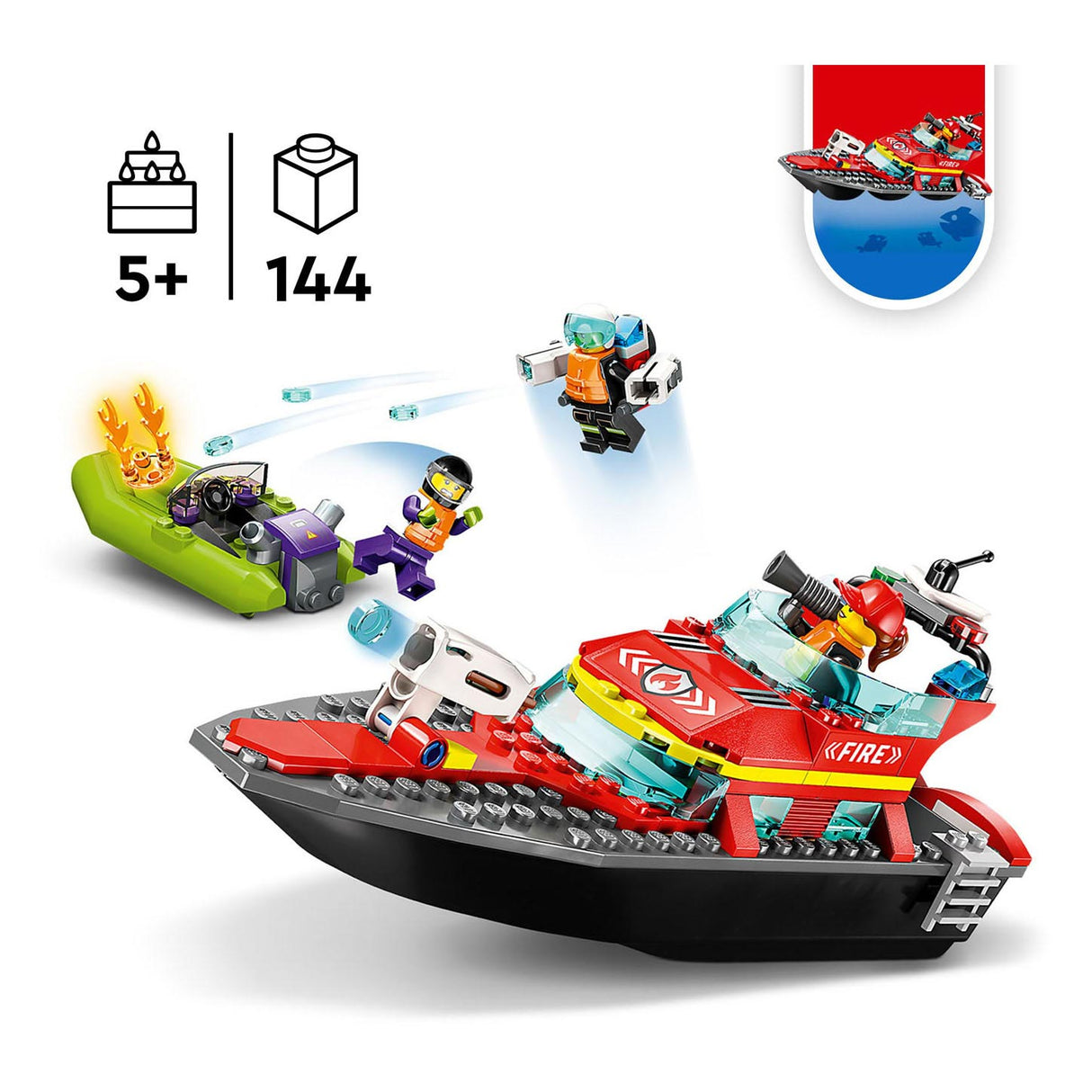 Lego Lego City 60373 Rettung Boot Mark