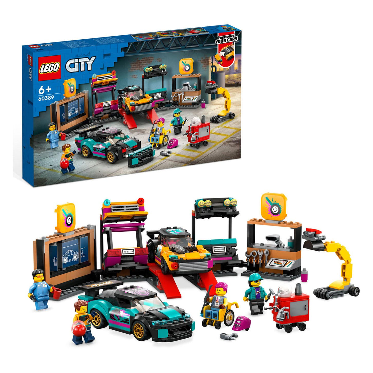 Lego LEGO City 60389 Garage voor Aanpasbare Auto's