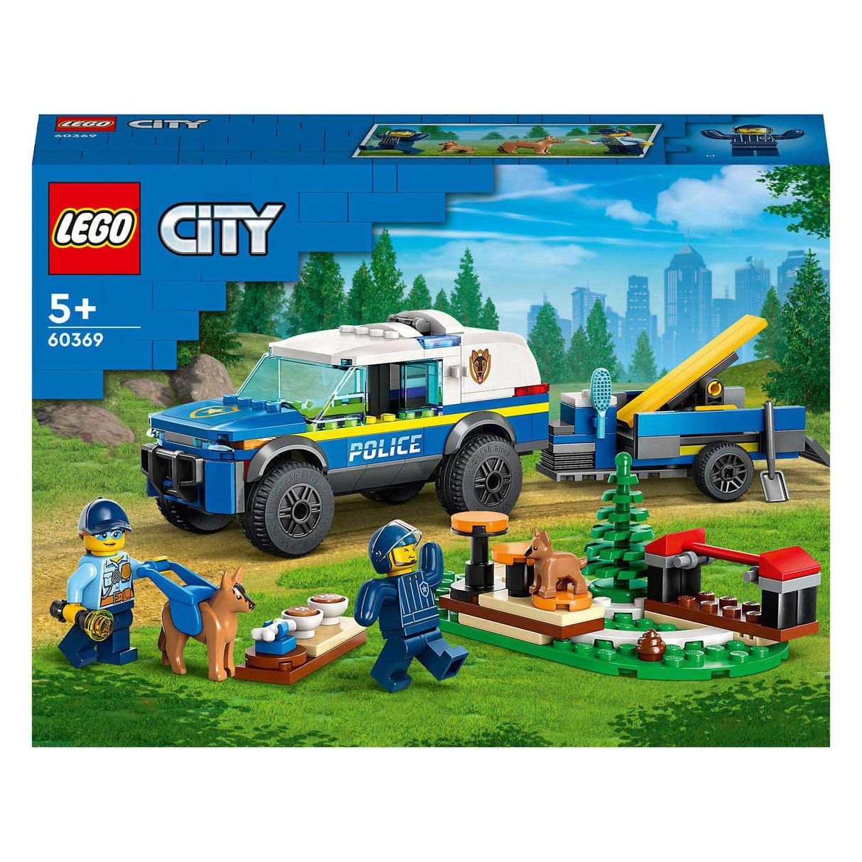 Lego Lego City 60369 Mobilopplæring for politihunder