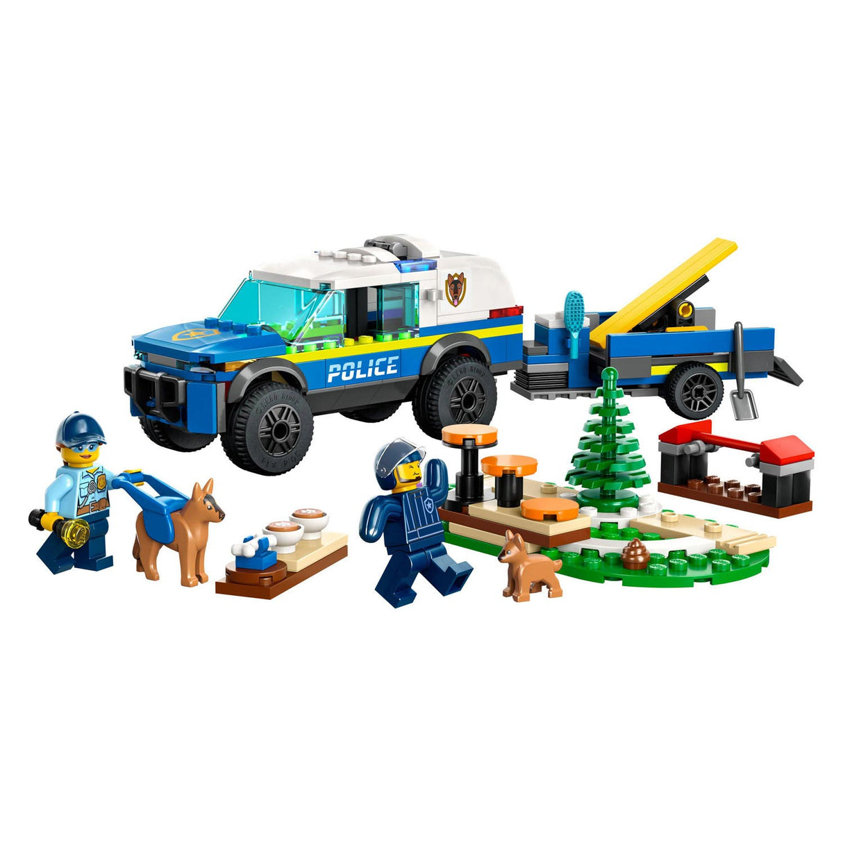 Lego Lego City 60369 Mobilno usposabljanje za policijske pse