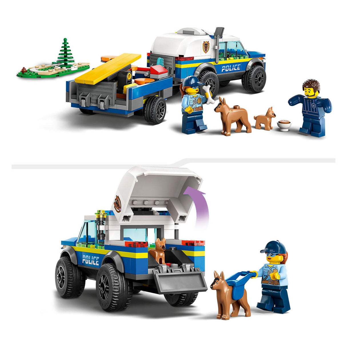 LEGO LEGO CITY 60369 Mobiluddannelse til politihunde