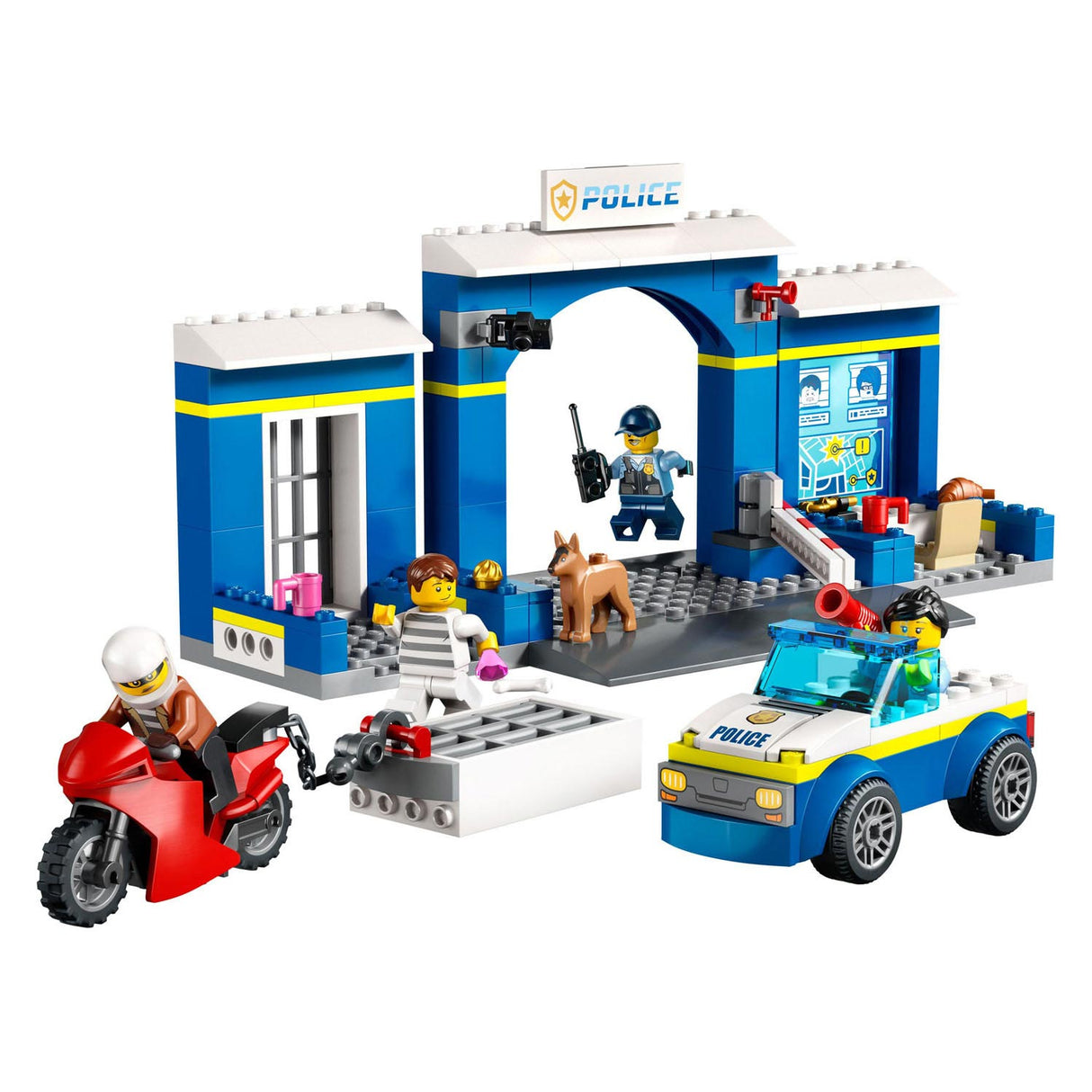 Lego LEGO City 60370 Achtervolging Politiebureau