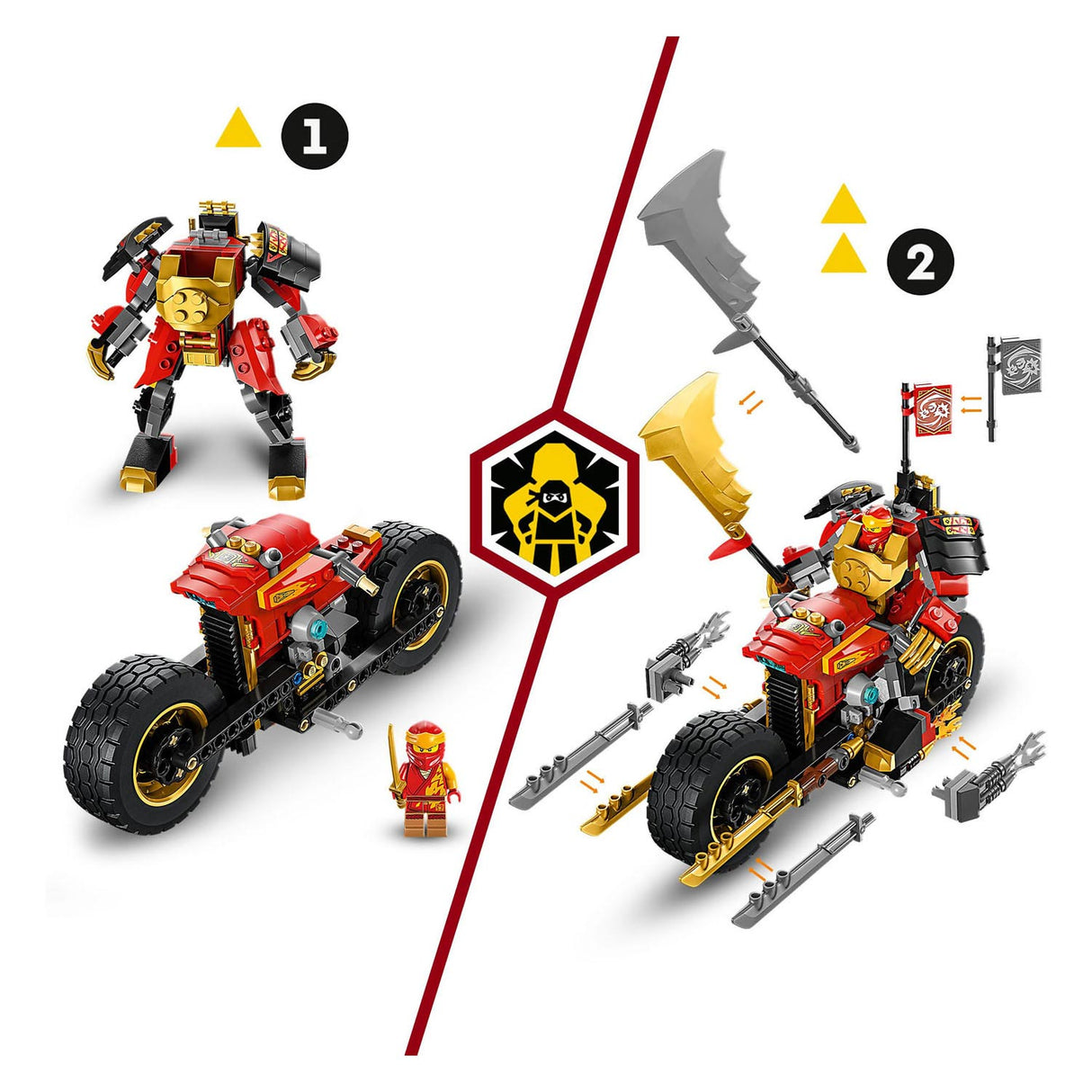 Lego LEGO Ninjago 71783 Kai's Mech Rider EVO