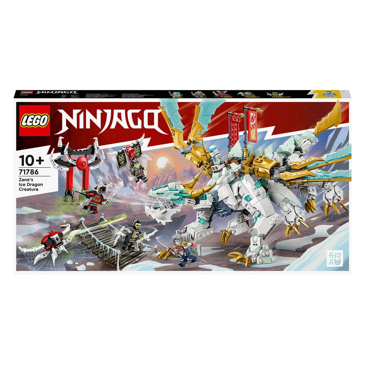 LEGO LEGO NINJAGO 71786 Dragón de hielo de Zane