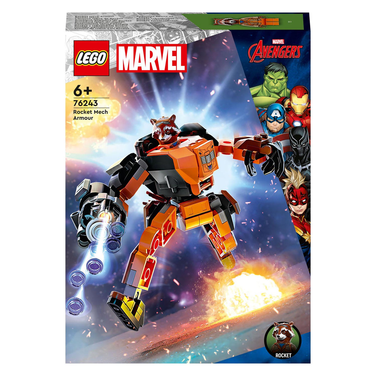 Lego Lego Avengers 76243 Rocket MechanPantsser