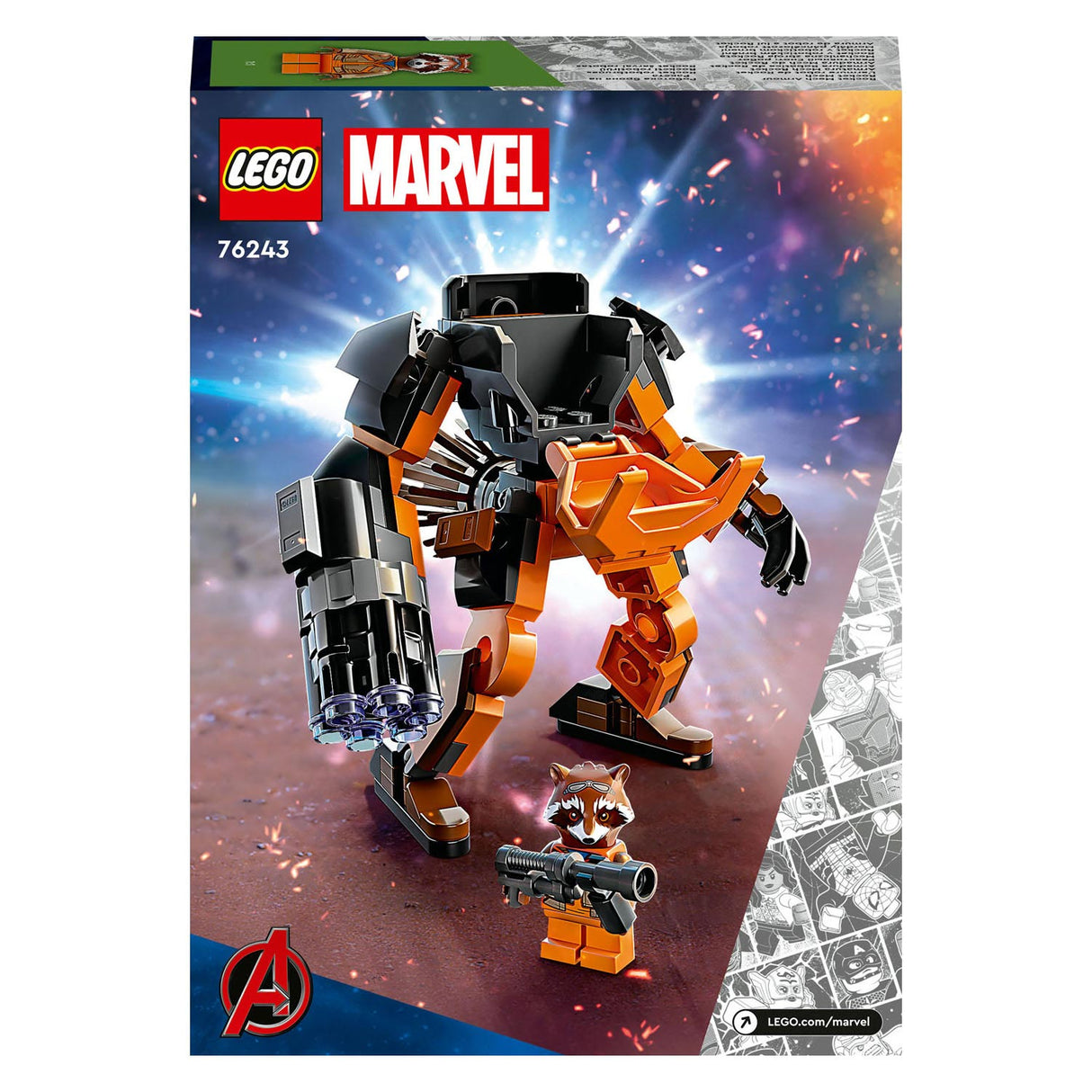 Lego Lego Avengers 76243 Rocket MechanPantsser