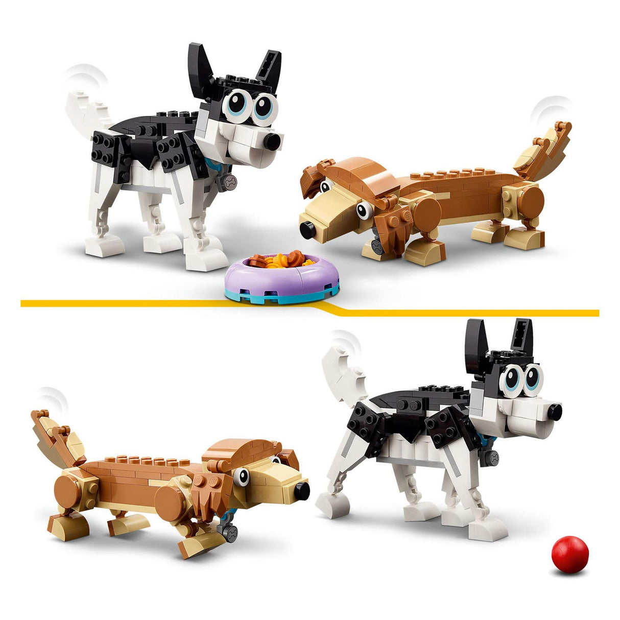 Lego tvorca 31137 roztomilých psov