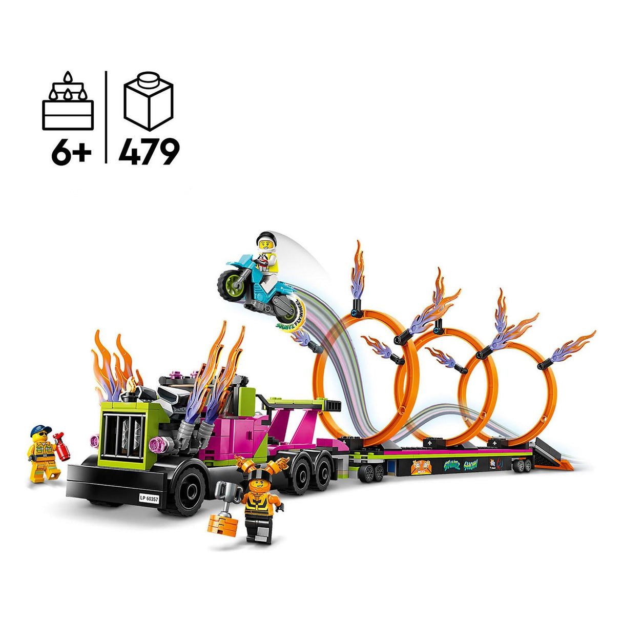 Lego LEGO City 60357 Stunttruck Ring of Fire-Uitdaging