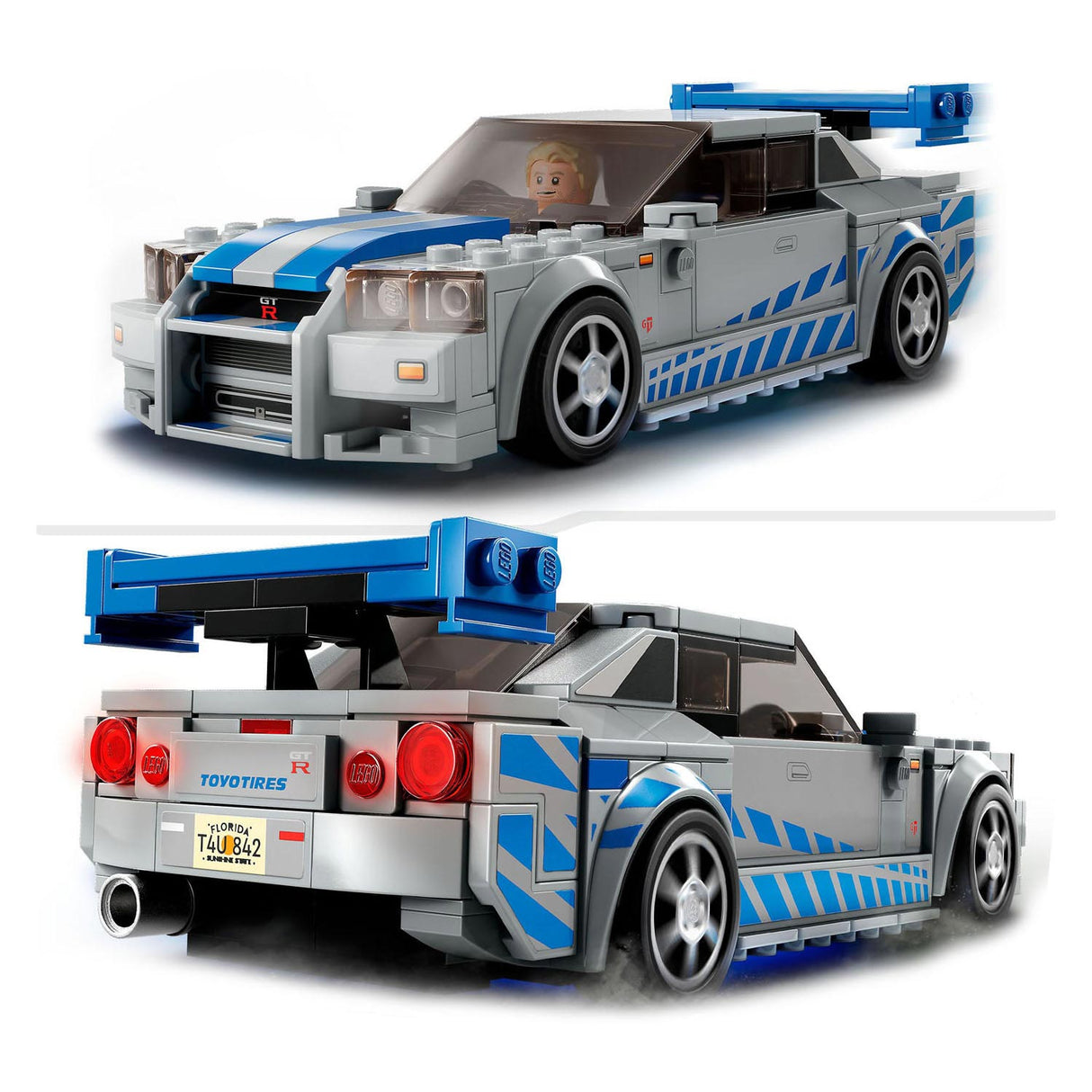 Lego Lego Speed ​​Champions 76917 2 Hitro 2 Furious Nissan Skyline GT-R (R34)