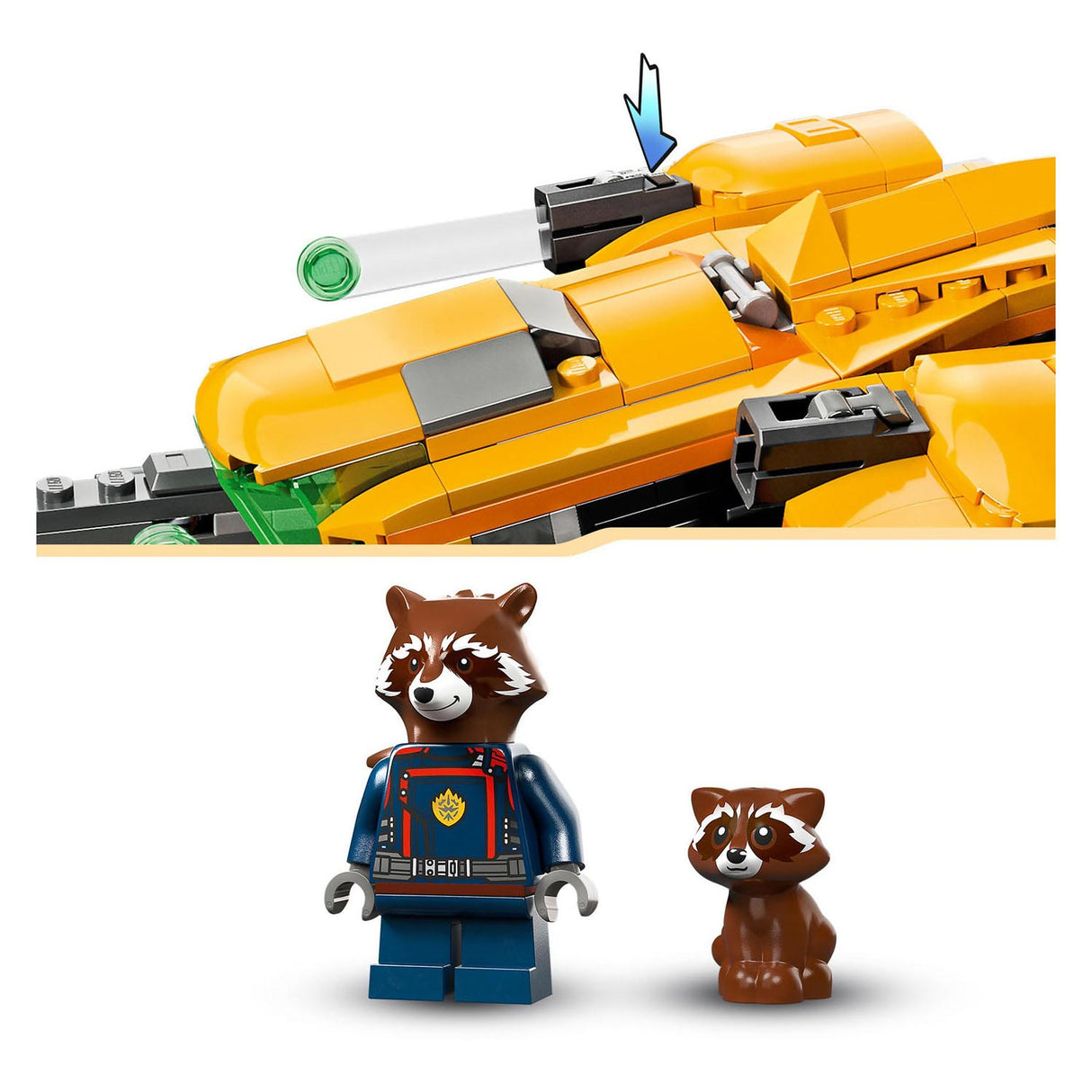 Lego Lego Super Helden 76254 De Puppelchen Rakéit Schëff