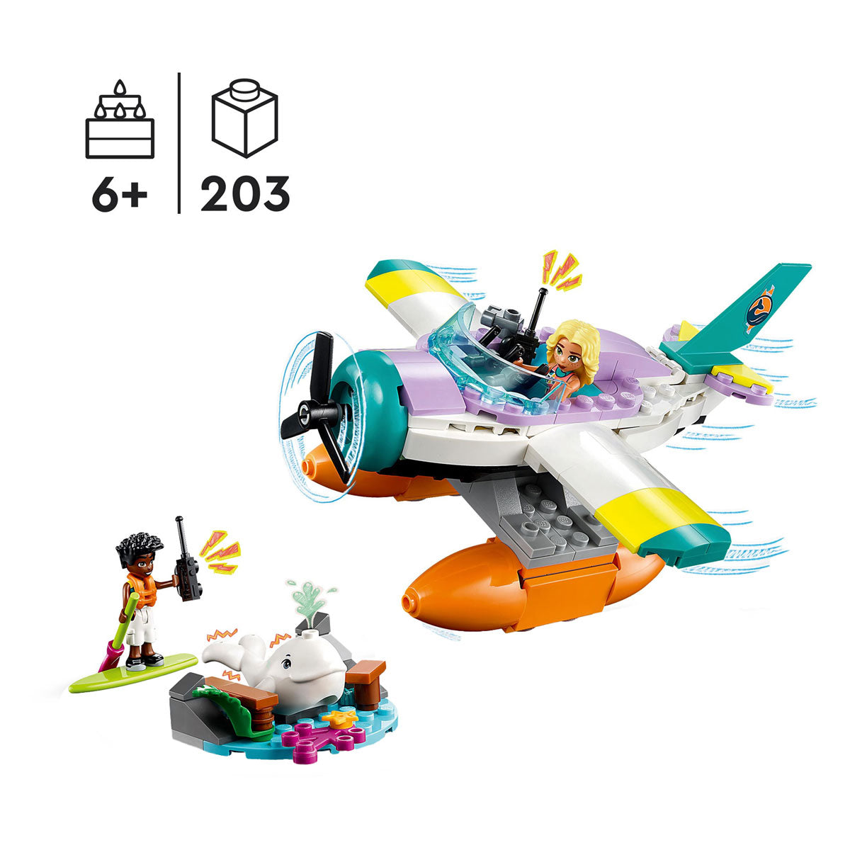 Lego Lego Friends 41752 Záchranná letadlo na moři