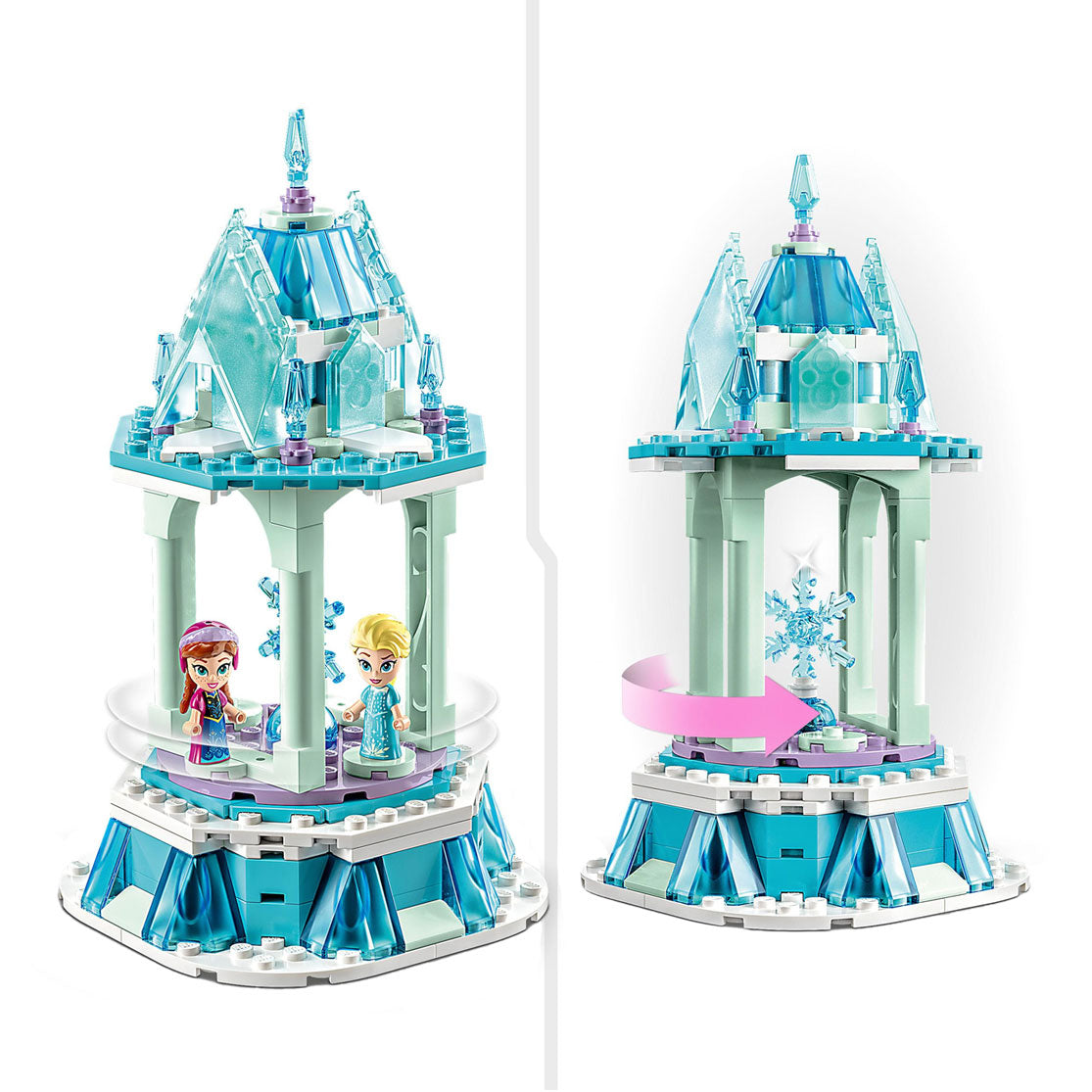 LEGO LEGO PRINCESS 43218 The Magical Merry -Go -Round of Anna och Elsa