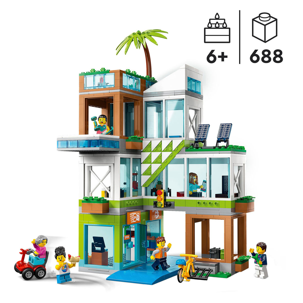 Lego LEGO City 60365 Appartementsgebouw