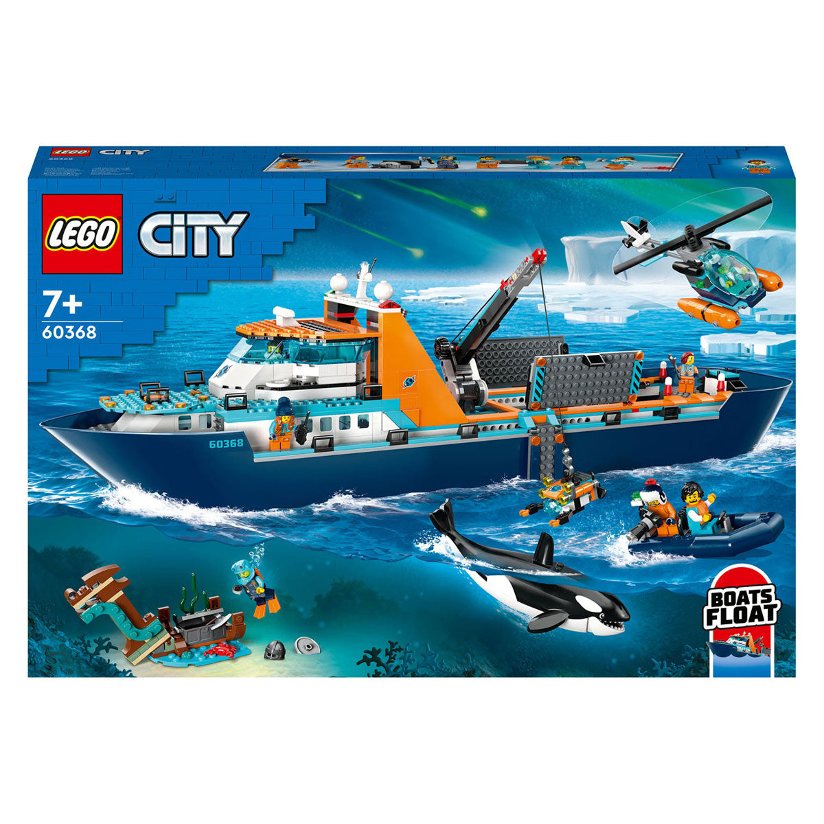 LEGO LEGO CITY 60368 Barco de investigación polar