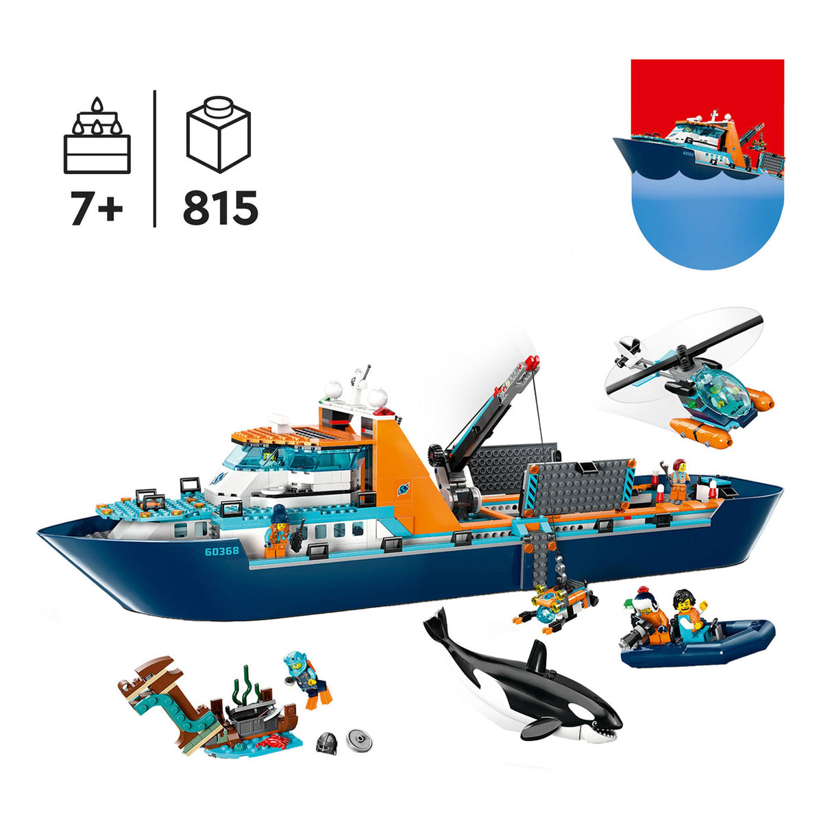 LEGO LEGO CITY 60368 Polar research ship