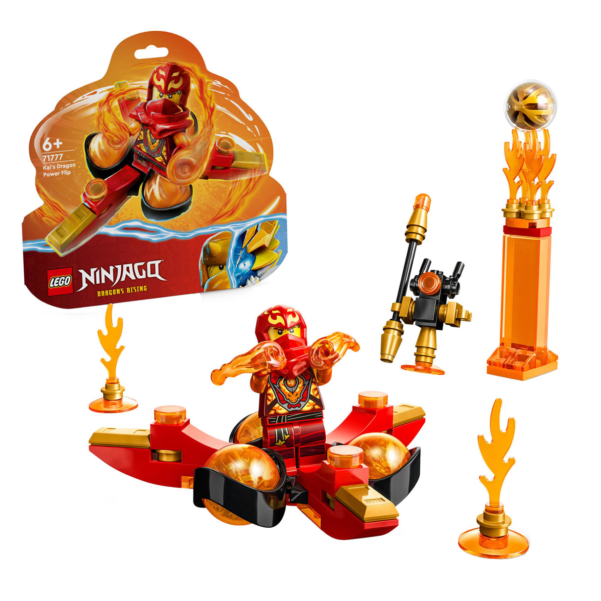 Lego LEGO Ninjago 71777 Kai’s Drakenkracht Spinjitzu Flip