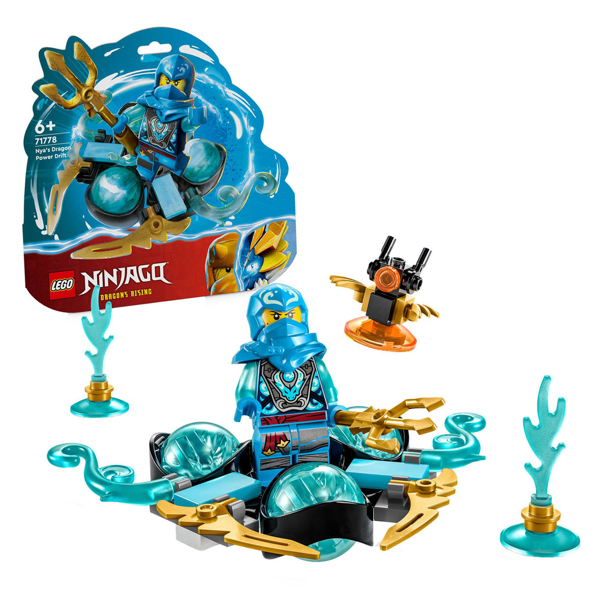 LEGO LEGO NINJAGO 71778 NYA's Dragon Power Spinjitzu Drift