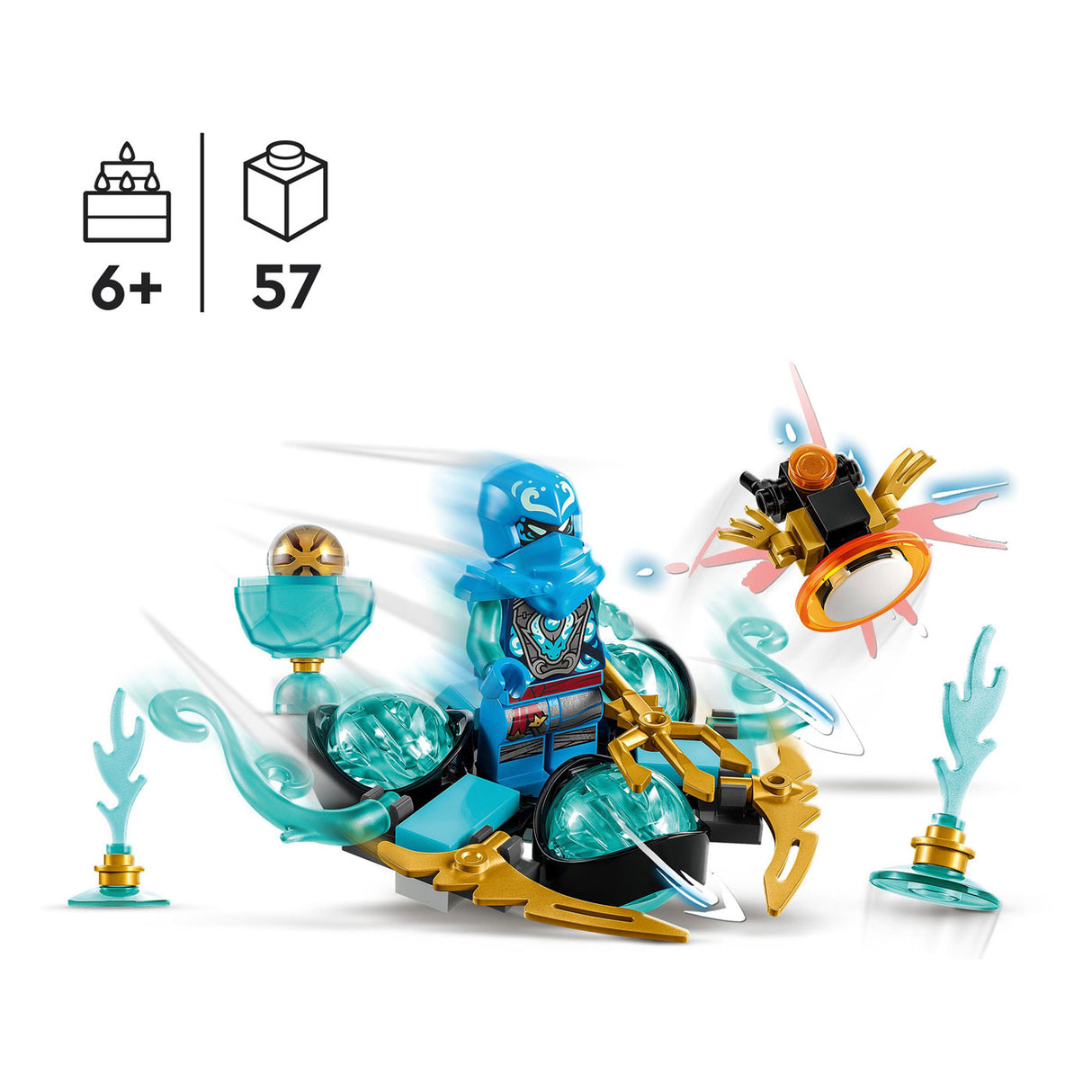 LEGO LEGO NINJAGO 71778 NYA's Dragon Power Spinjitzu Drift