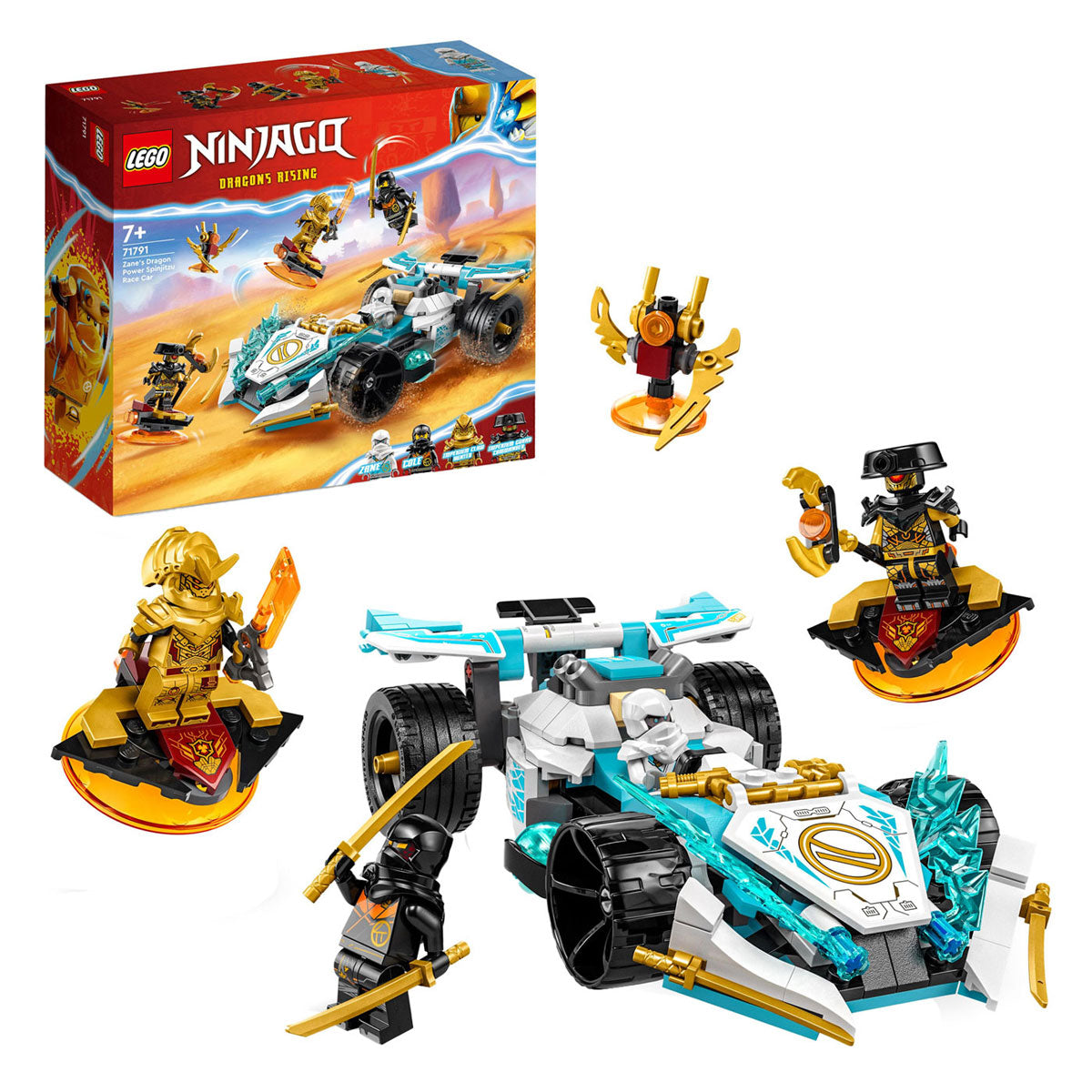 LEGO LEGO NINJAGO 71791 Dragon Power Spinjitzu Racing Car