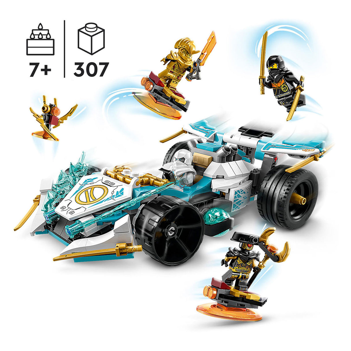 Lego Lego Ninjago 71791 Zane's Dragon Power Racing Car