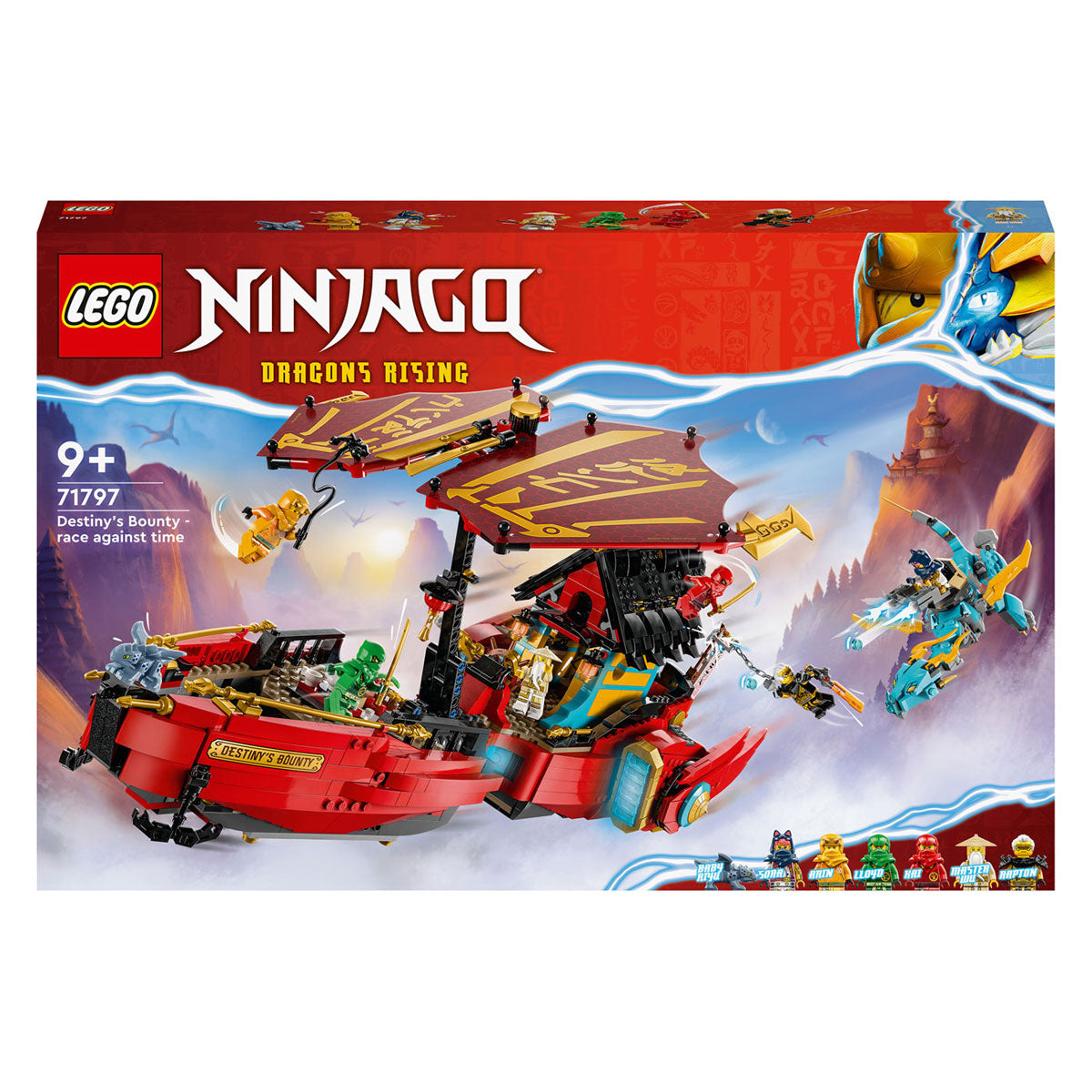 Lego Lego Ninjago 71797 Destiny's Bounty -race mot klokken