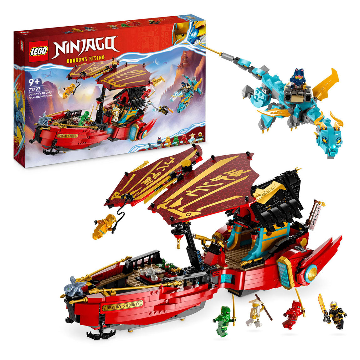 Lego LEGO Ninjago 71797 Destiny's Bounty - Race Tegen De Klok