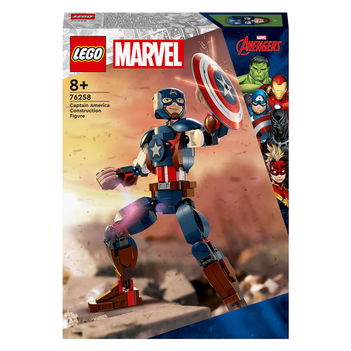 LEGO LEGO Super Heroes 76258 Captain America Construction Figure Construction