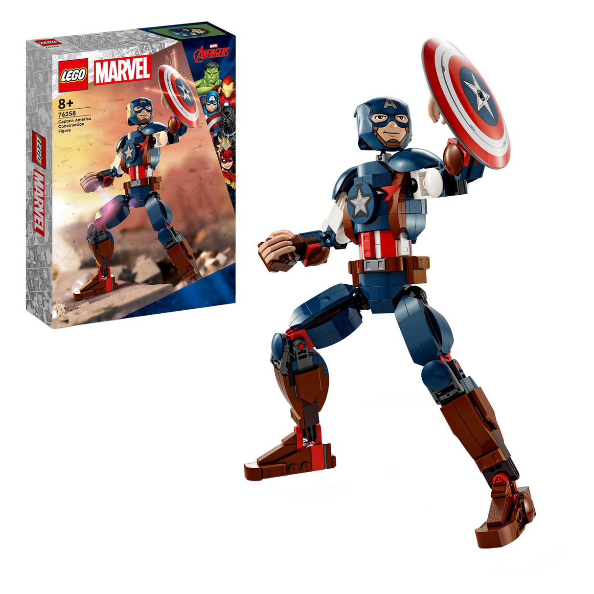 Lego Lego Super Heroes 76258 Captain America Figura da costruzione