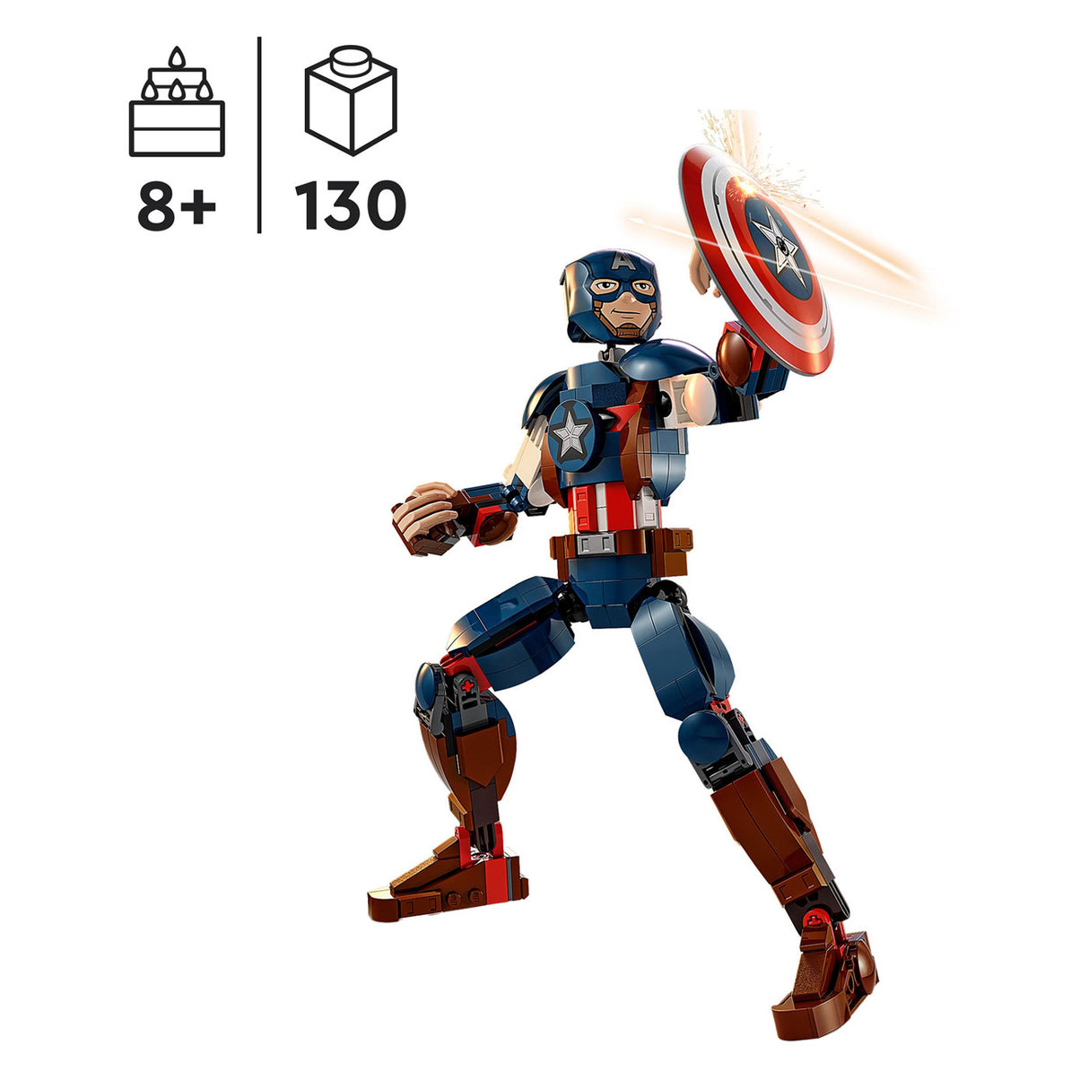 LEGO LEGO Super Heroes 76258 Capitán América Figura de construcción