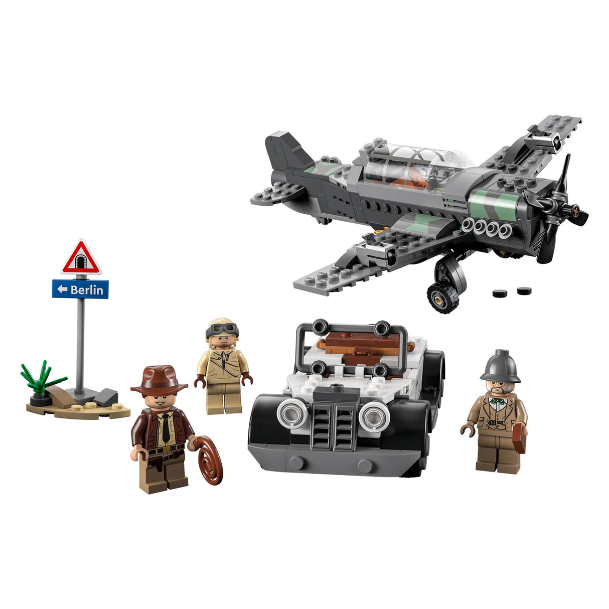 LEGO Indiana Jones 77012 Chase d'avion de chasse