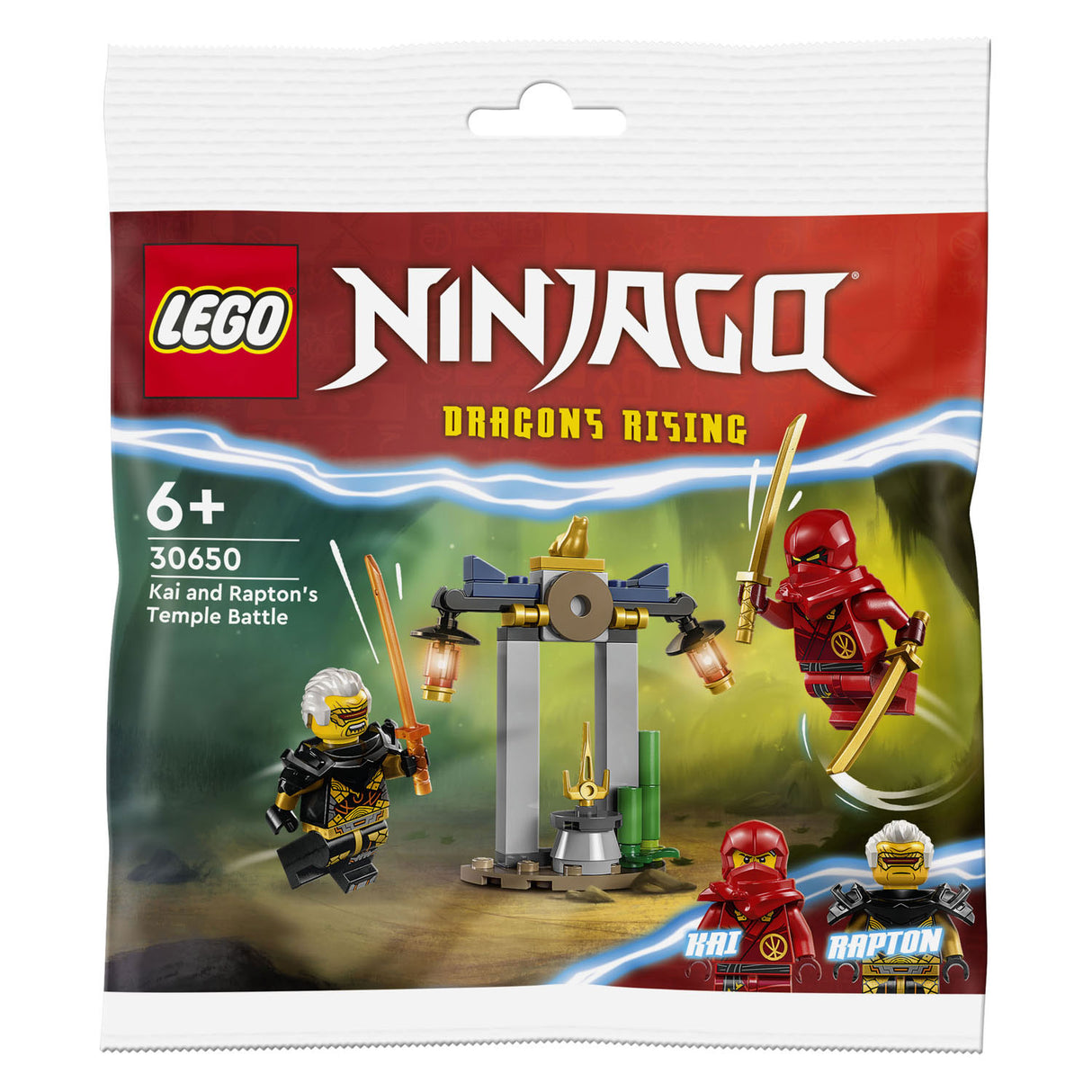 Lego ninjago 30650 Kai a Rapons Temple Schluecht