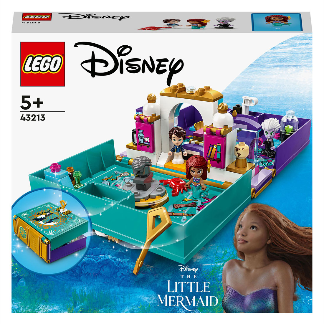 Lego Lego Princess 43213 de Kleine Zeemermin Stor -boken