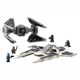 LEGO LEGO Star Wars 75348 Mandalorian Fang Fighter Vs. Terminer le jeu d'intercepteur