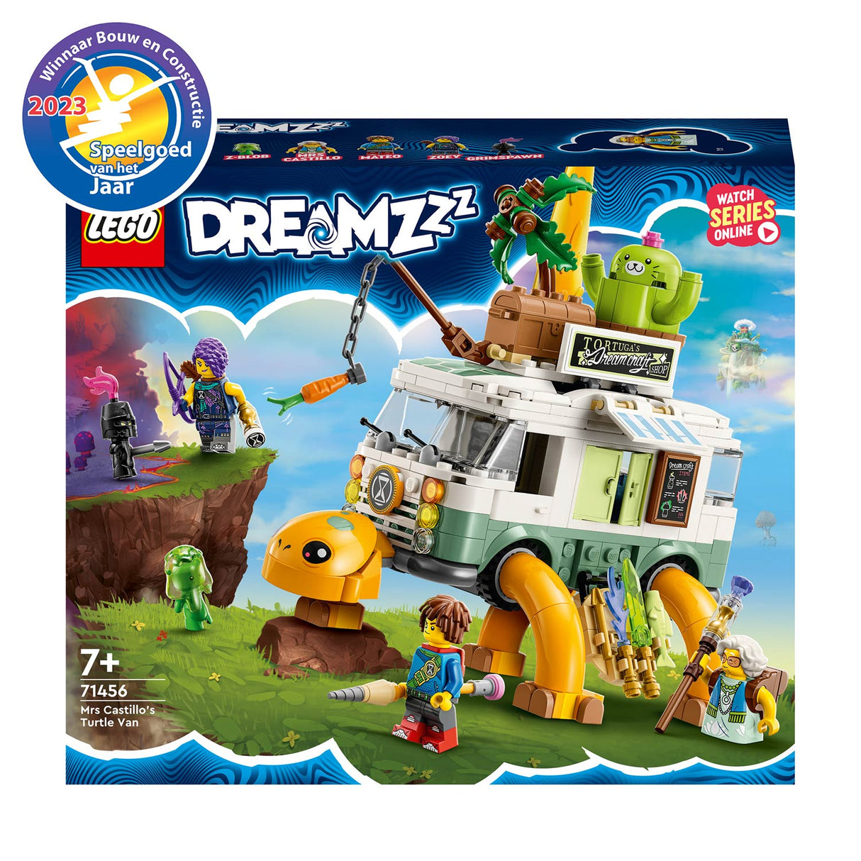 LEGO LEGO DREAMZZZ 71456 MRS. Castillos skildpadde varevogn