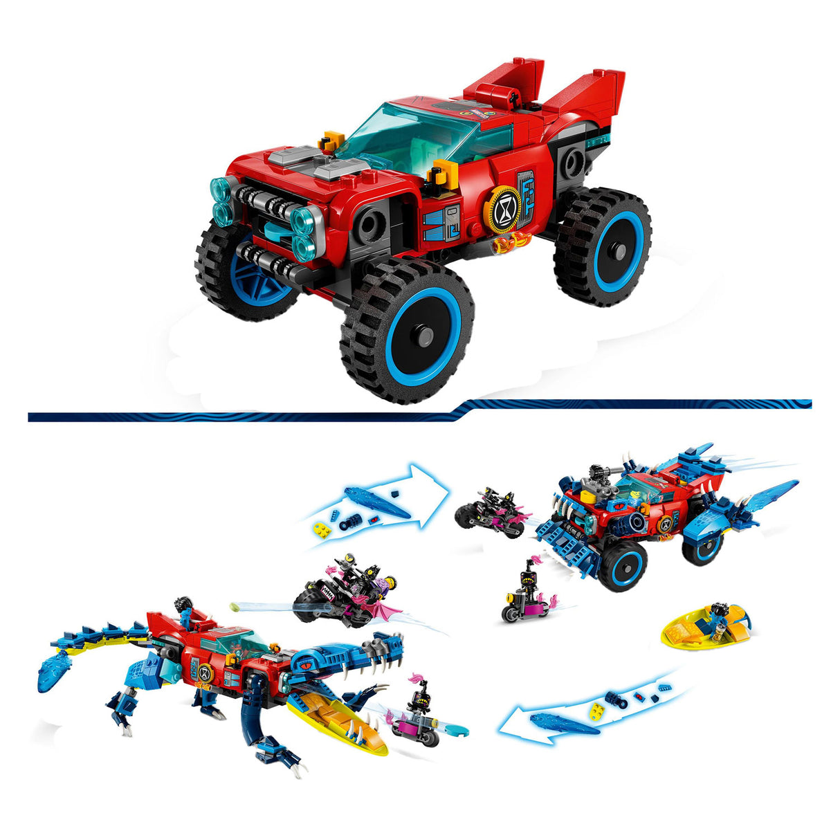 Lego LEGO DREAMZzz 71458 Krokodilauto