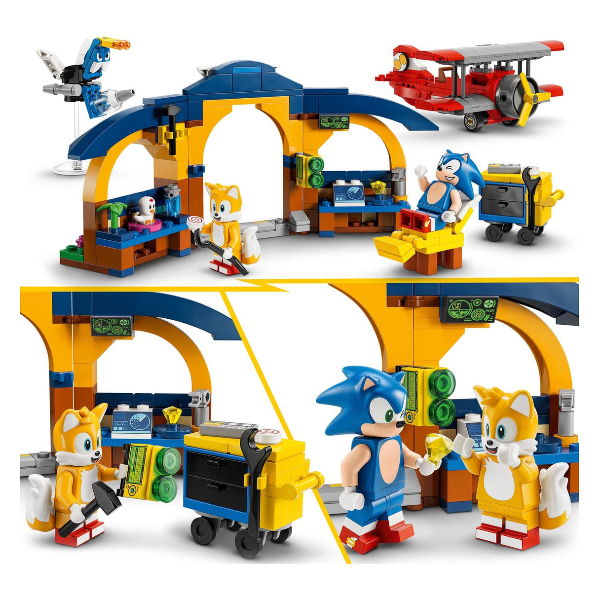 Lego Lego 76991 Tails Workshop a letadlo